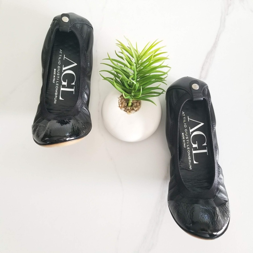 agl black flats
